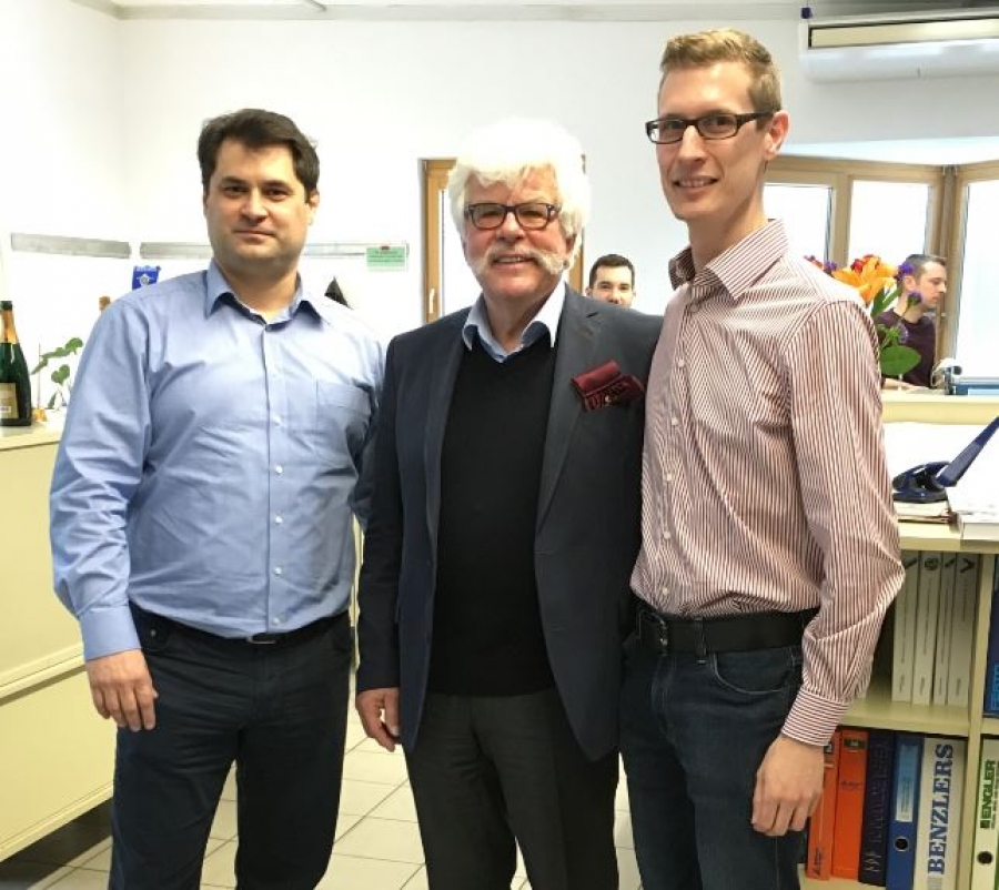 Wolfgang Hammer, Hans Joachim Grieb und Dr. Stefan Kern
