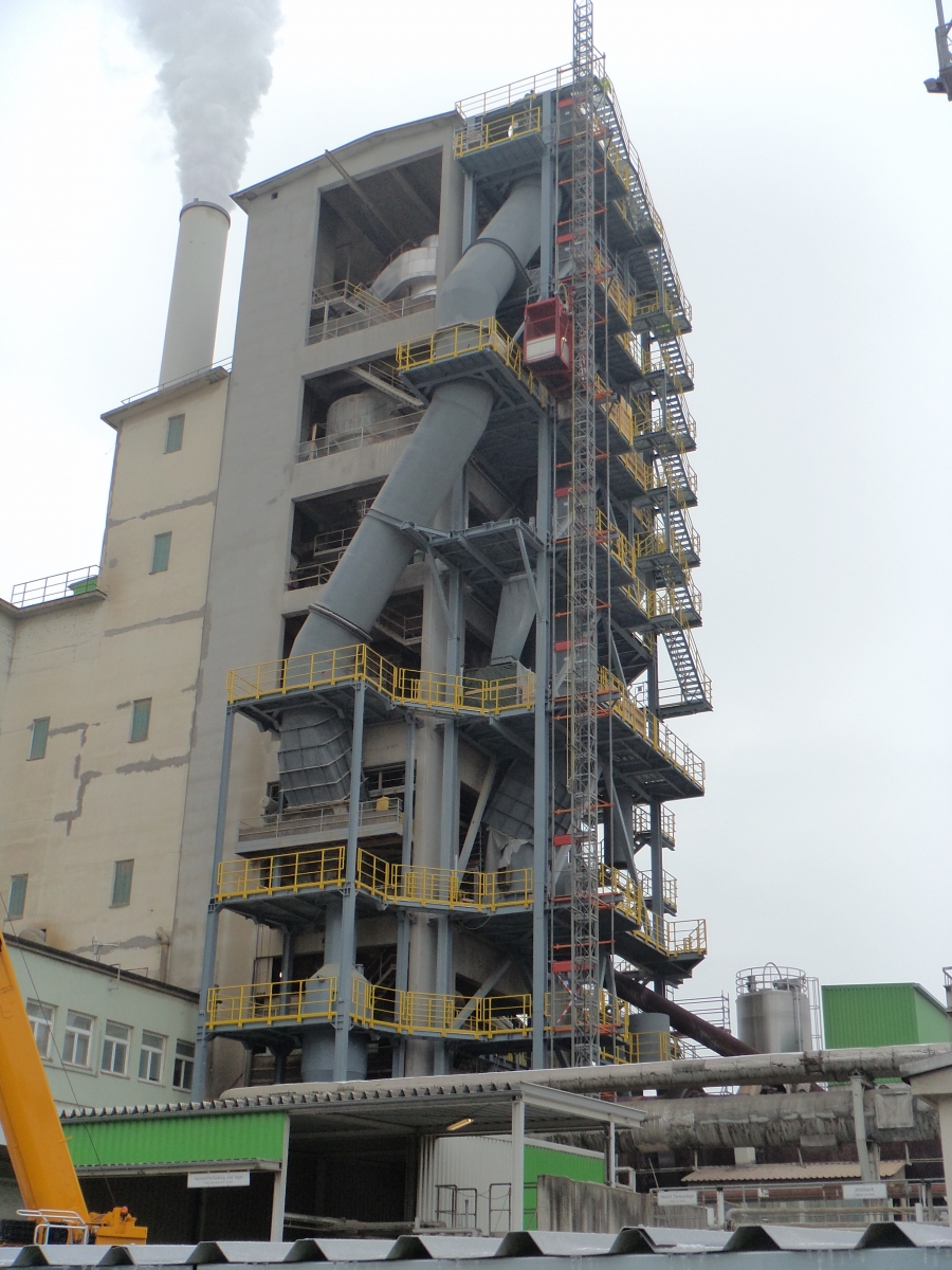 Neuer Kalzinator für LafargeHolcim Werk